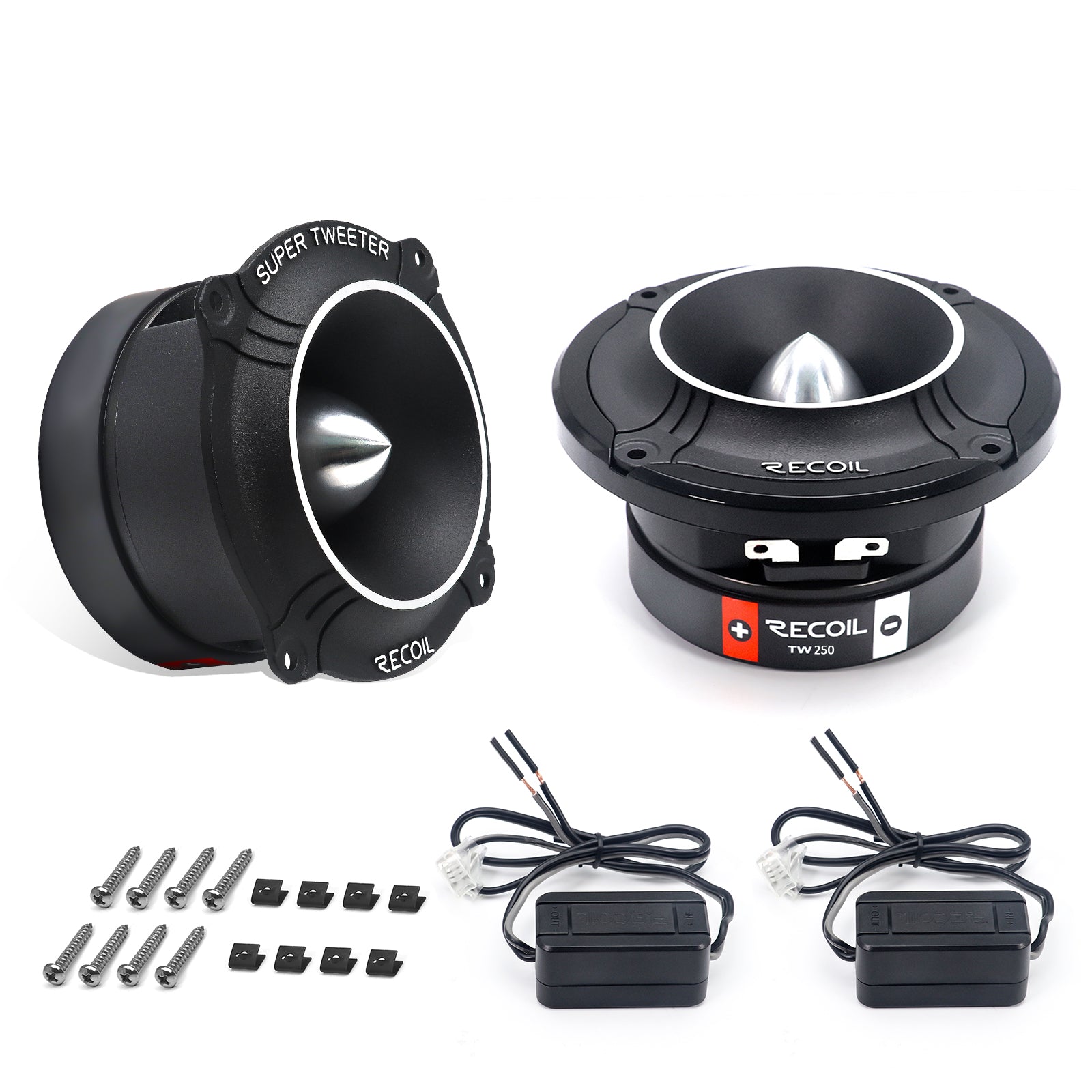 TW250 - High Compression Bullet Super Tweeters, 1-inch High