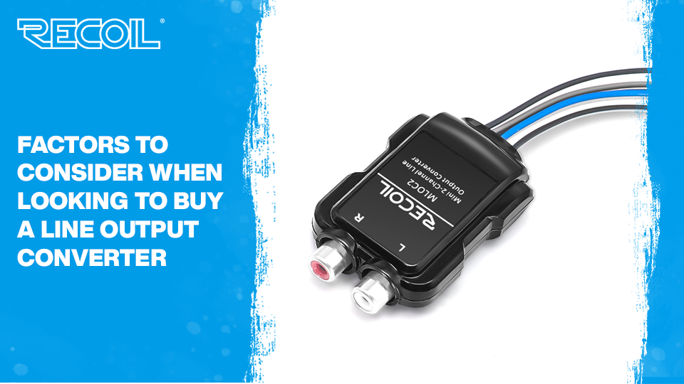 car audio line out converter