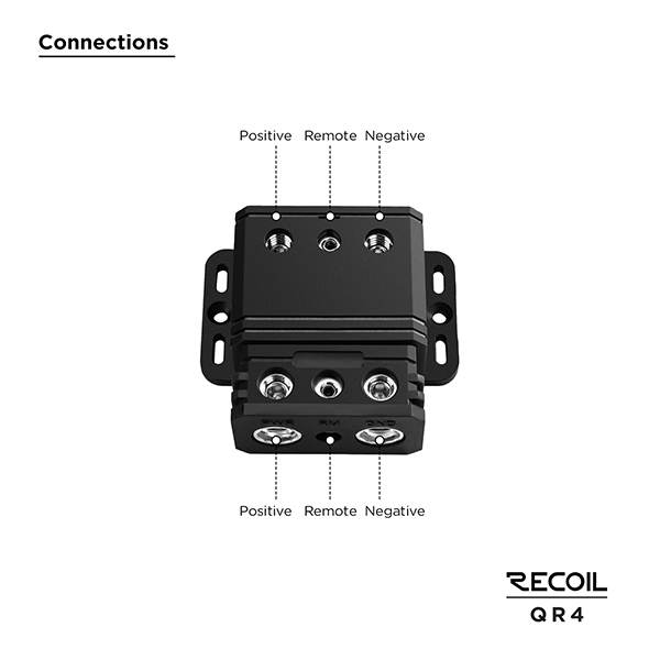 QR4 - 4 AWG quick release connector