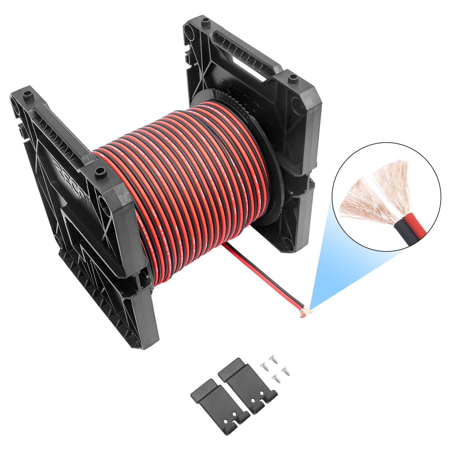 SW18-500 - Premium True Spec 18 Gauge Speaker Wire 99.9% Oxygen-free Pure Copper – Super Flexible Jacket (500 Feet)
