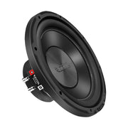 RW12D4 - Echo Series 12 Inch Subwoofer - 600 Watts Power Dual 4 OHM Voice Coil, 2" Black-coated 4 Layer High Temperature Voice Coil, Competition Grade Pressed Paper Cone