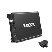 DI1200.1 - Class-D Car Audio Mono-block Subwoofer Amplifier, 2400 Watts Max Power, 2/4 OHM Stable, Mosfet Power Supply, Remote Bass Knob Included