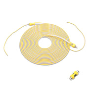 RVI20 - Triple-shielded 20ft Backup Camera Video Cable, Car Reverse Rear View Parking Camera Video Extension Cord with Trigger Wire, Tinned OFC for Tough Environment, Include Female Coupler and DC Cord