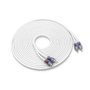 RMI220 - Echo Plus Series Tinned Oxygen Free Copper 2-channel 20ft RCA Audio Interconnects Cable for High-end Car Audio, Marine, Motorcycle & Utv/atv Audio, Triple-shielded with Noise Rejection for Tough Environment