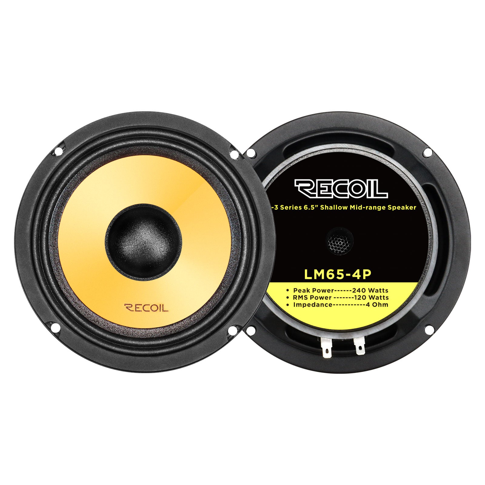 LM65-4P - Pro Audio Pro Audio Midrange Speaker – Recoil Audio USA