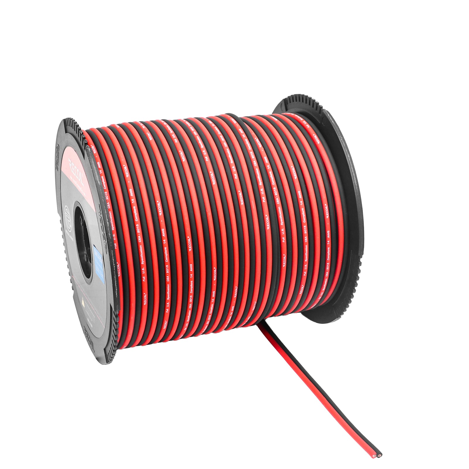 SW14-250 - Premium True Spec 14 Gauge Speaker Wire 99.9% Oxygen-free Pure Copper – Super Flexible Jacket (250 Feet/spool)
