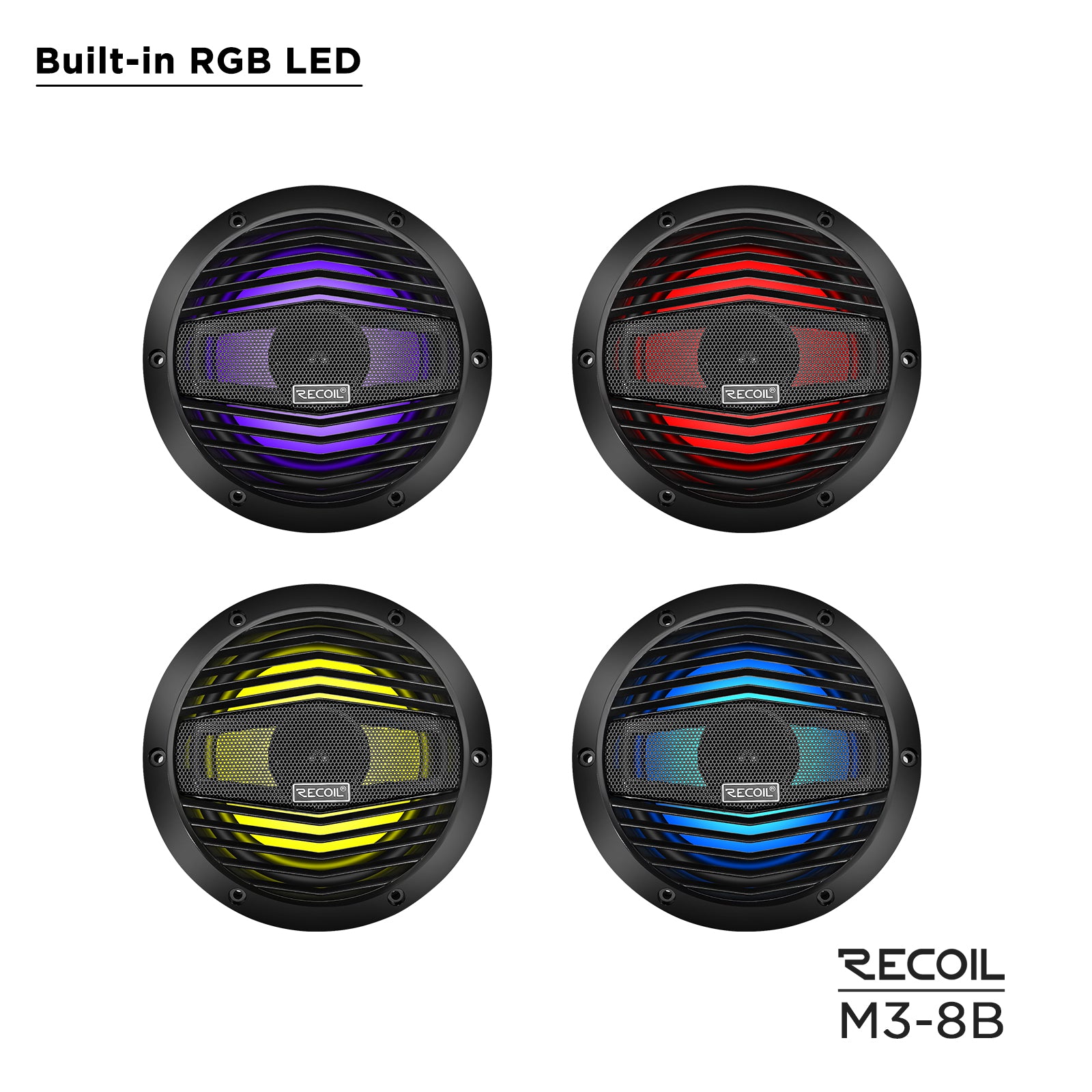 M3-8B - 8-inch Marine Speakers