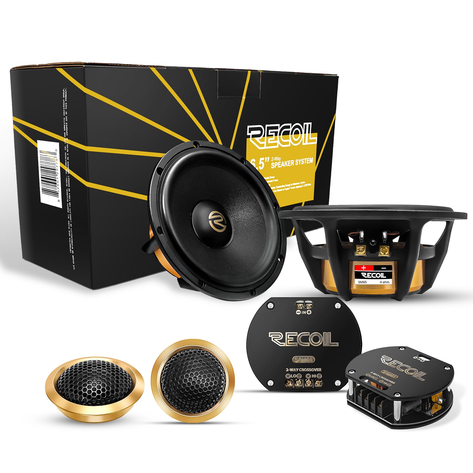SAM65 - Premium Level One Series 6.5-inch Car Audio Component Speaker System