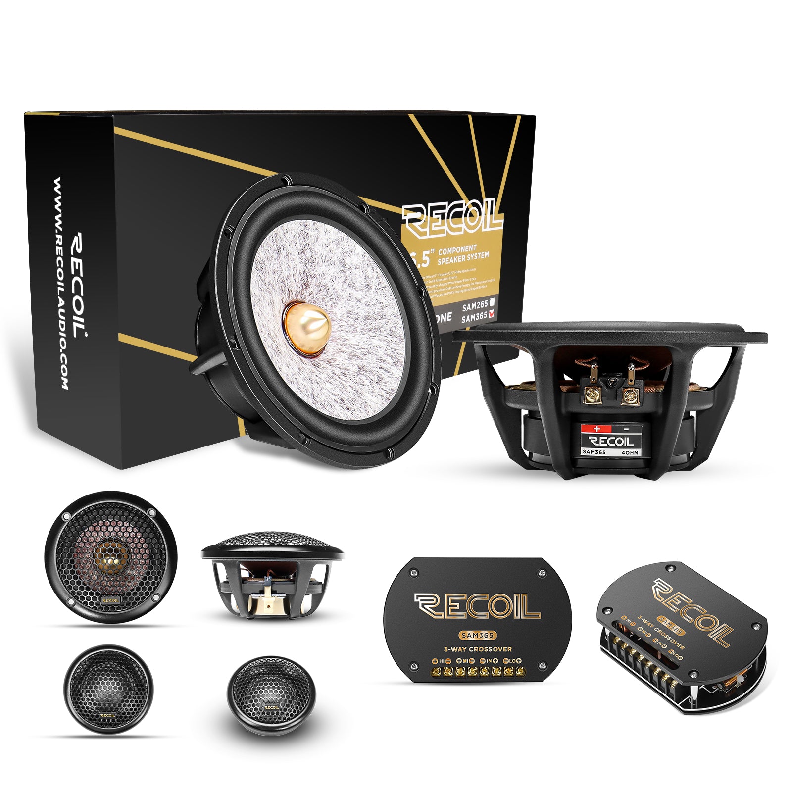 SAM365 - 3-way Component Speaker – Recoil Audio USA
