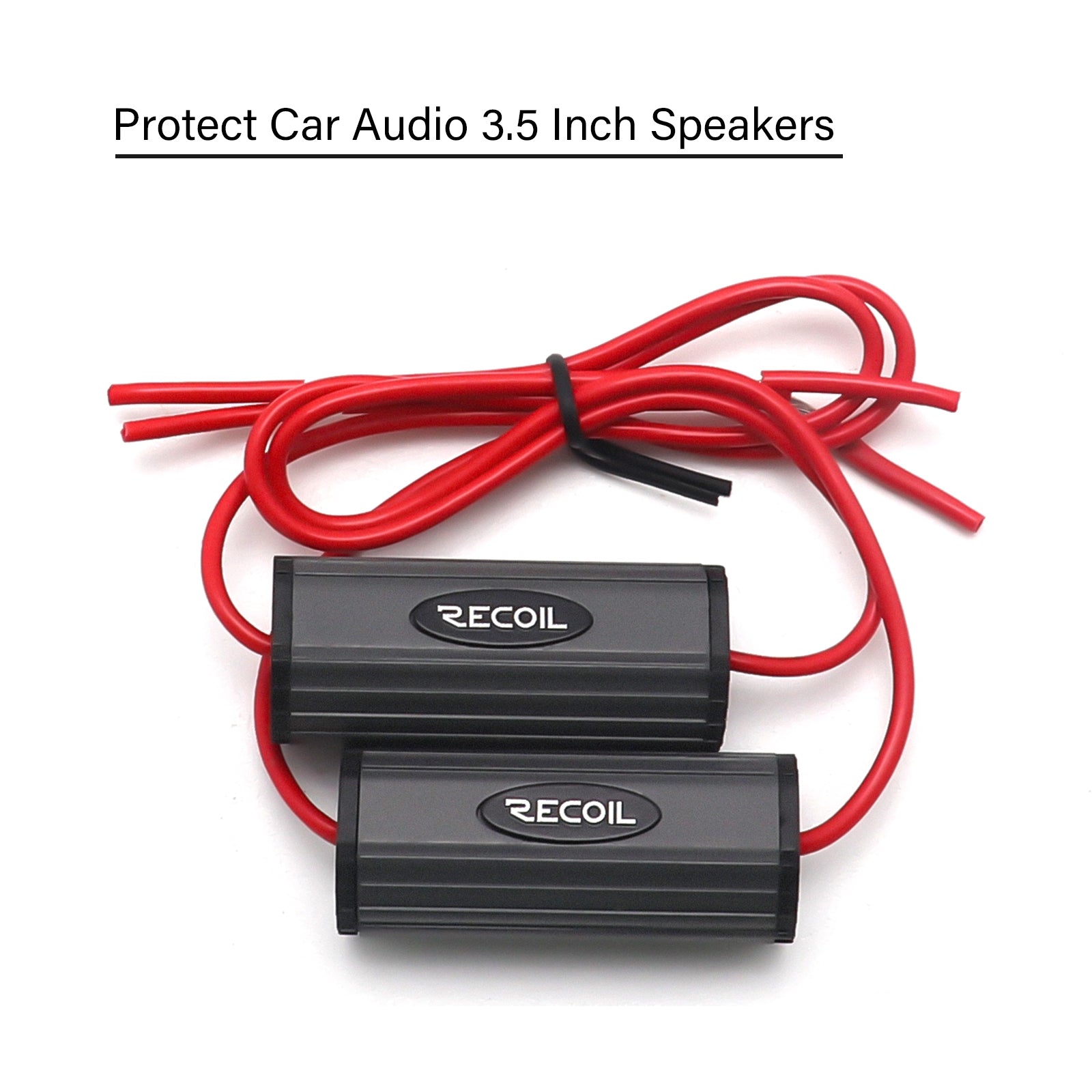 BB-35 - Bass Blocks Designed to Protect Car Audio 3.5 Inch Speakers, Eliminate Frequencies 0-2.8khz at 4ohms, Pair