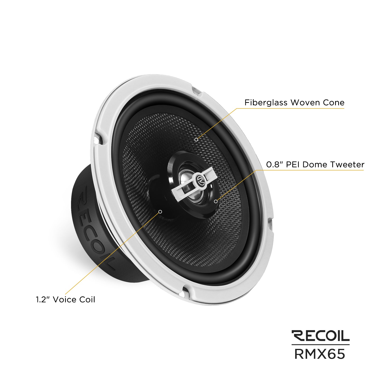 RMX65 - Echo Plus Series 6.5-inch 2-way Car Audio Coaxial Speaker System