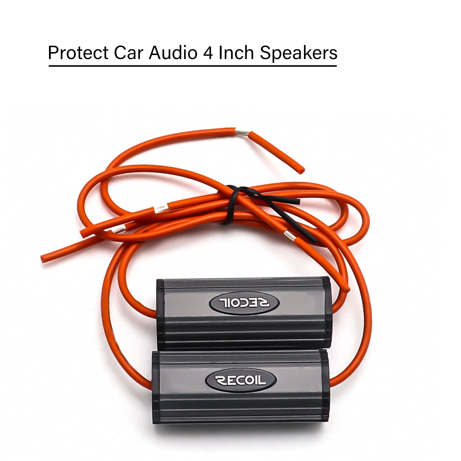 BB-4 - Bass Blocks Designed to Protect Car Audio 4 Inch Speakers, Eliminate Frequencies 0-1.2khz at 4ohms, Pair