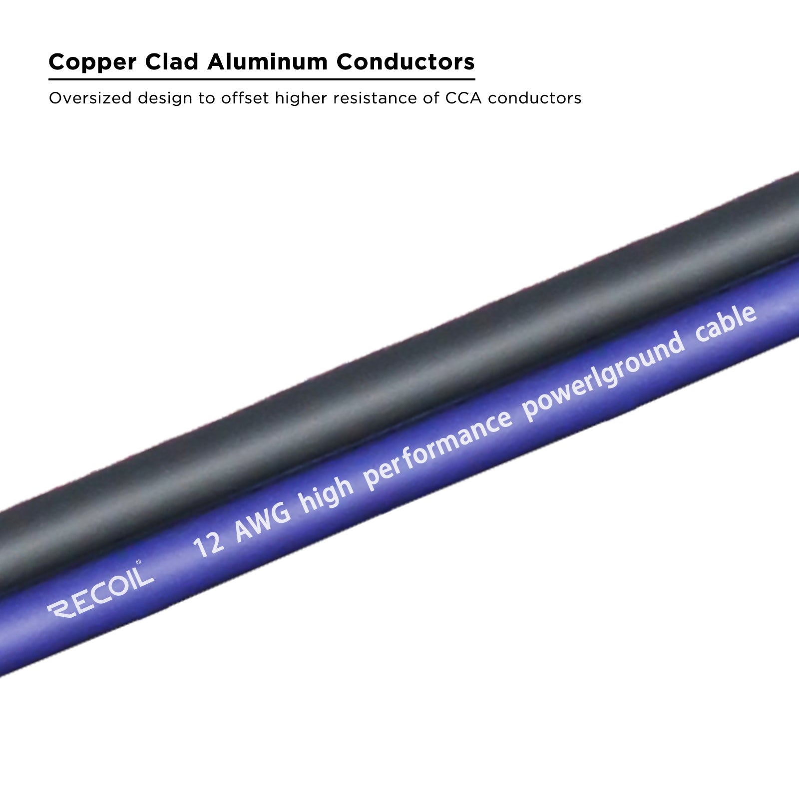 RS12-200 - 200ft True Spec 12 Gauge Speaker Wire - Copper Clad Aluminum Conductors, Super Flexible Jacket (200 Feet/spool)