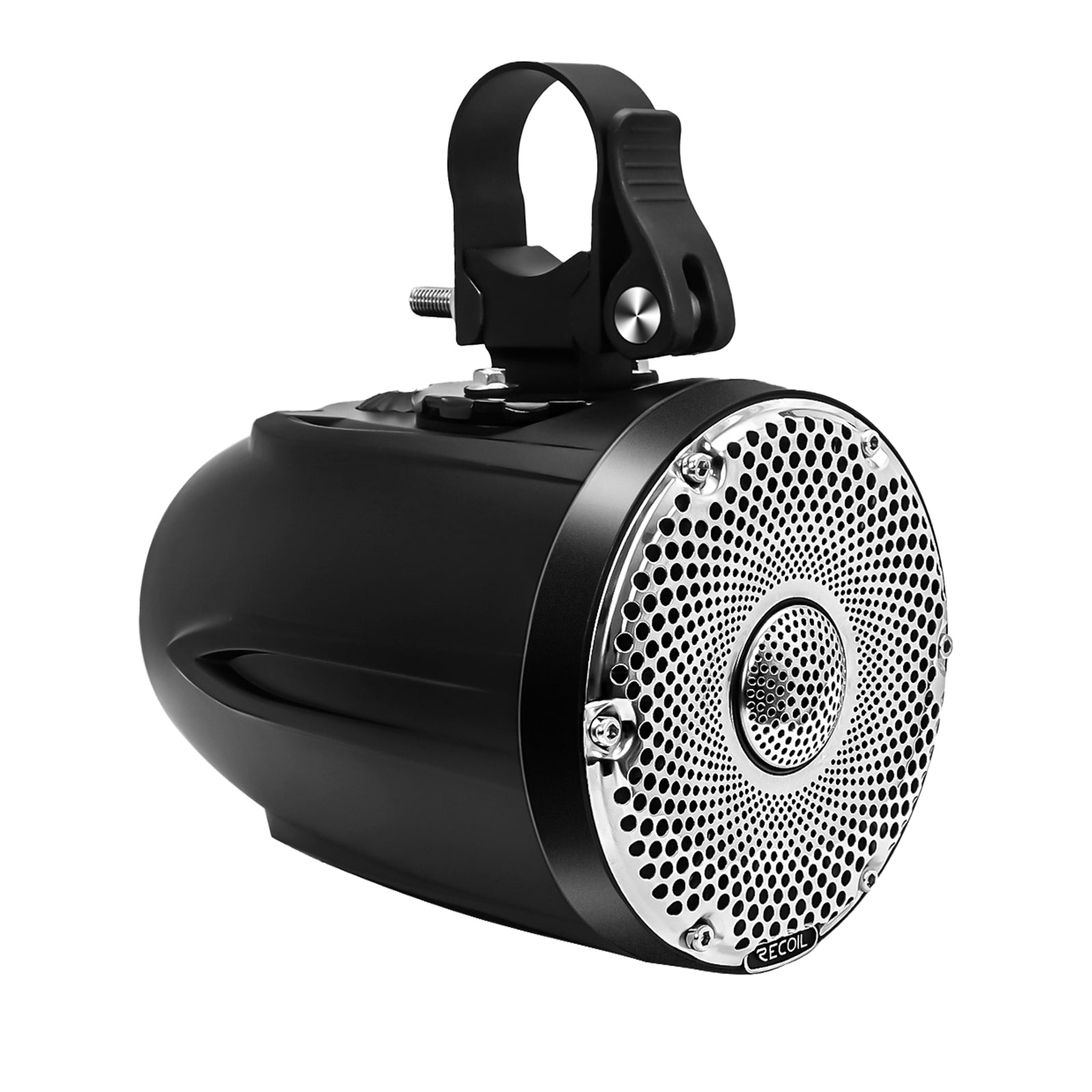 R4 - Marine and Powersports 200 Watts Speaker System, Super Loud 4" Speaker Pods with 3" Passive Radiators, for UTV, ATV, Golf Cart, Boat, Off-road Motorsports Audio, Pair