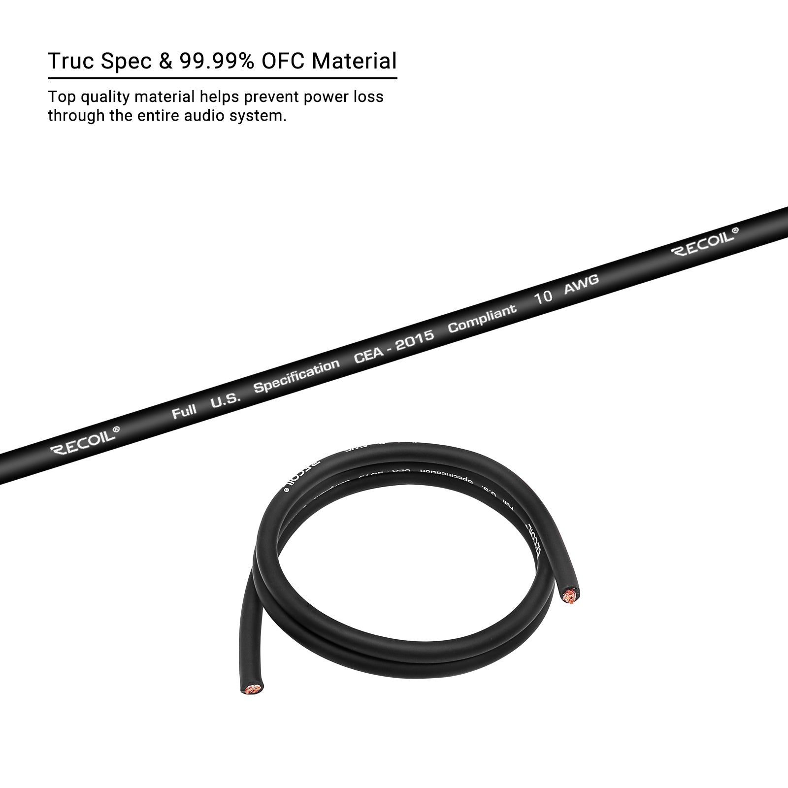 PG10-250 - Premium True Spec 10 Gauge Ground Wire, 99.9% Oxygen-free Pure Copper , Flexible Soft Touch Black PVC Jacket (250 Feet/spool)