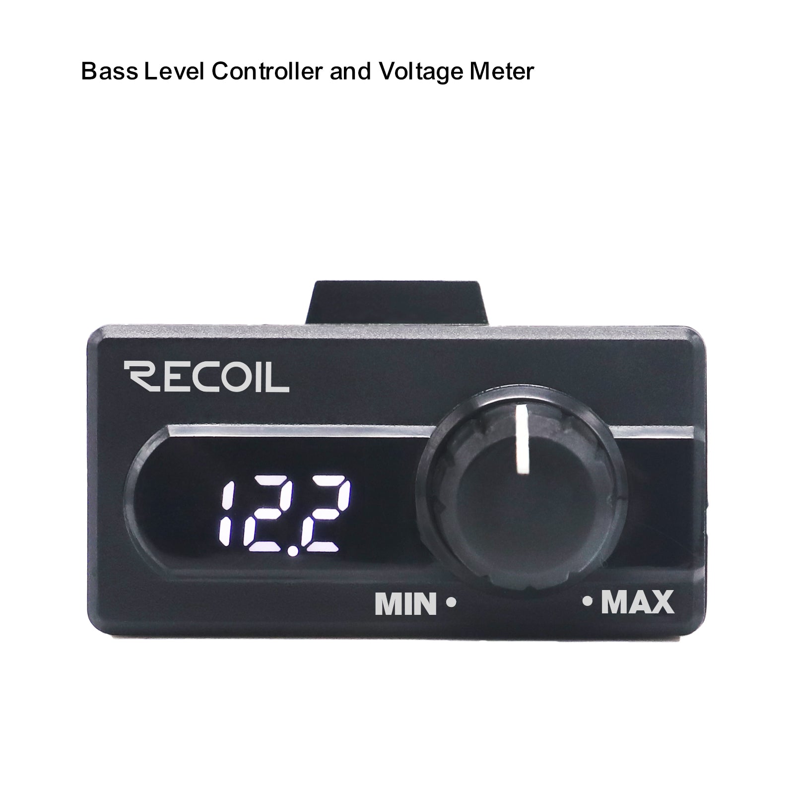 LDL2 - Two Channel Speaker Cable to RCA Adjustable Line Output Converter with Bass Level Controller and Voltage Meter