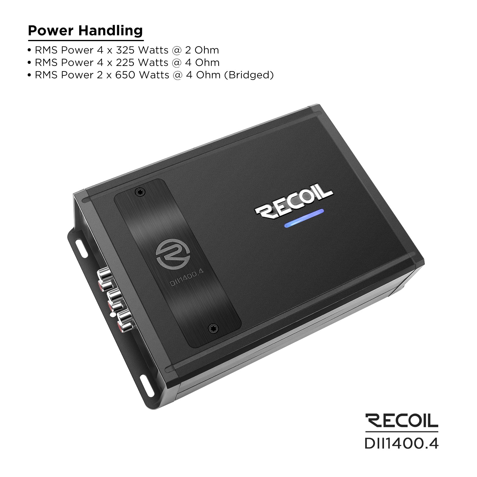 DII1400.4 - 1400 Watts Class-D 4-channel Amplifier