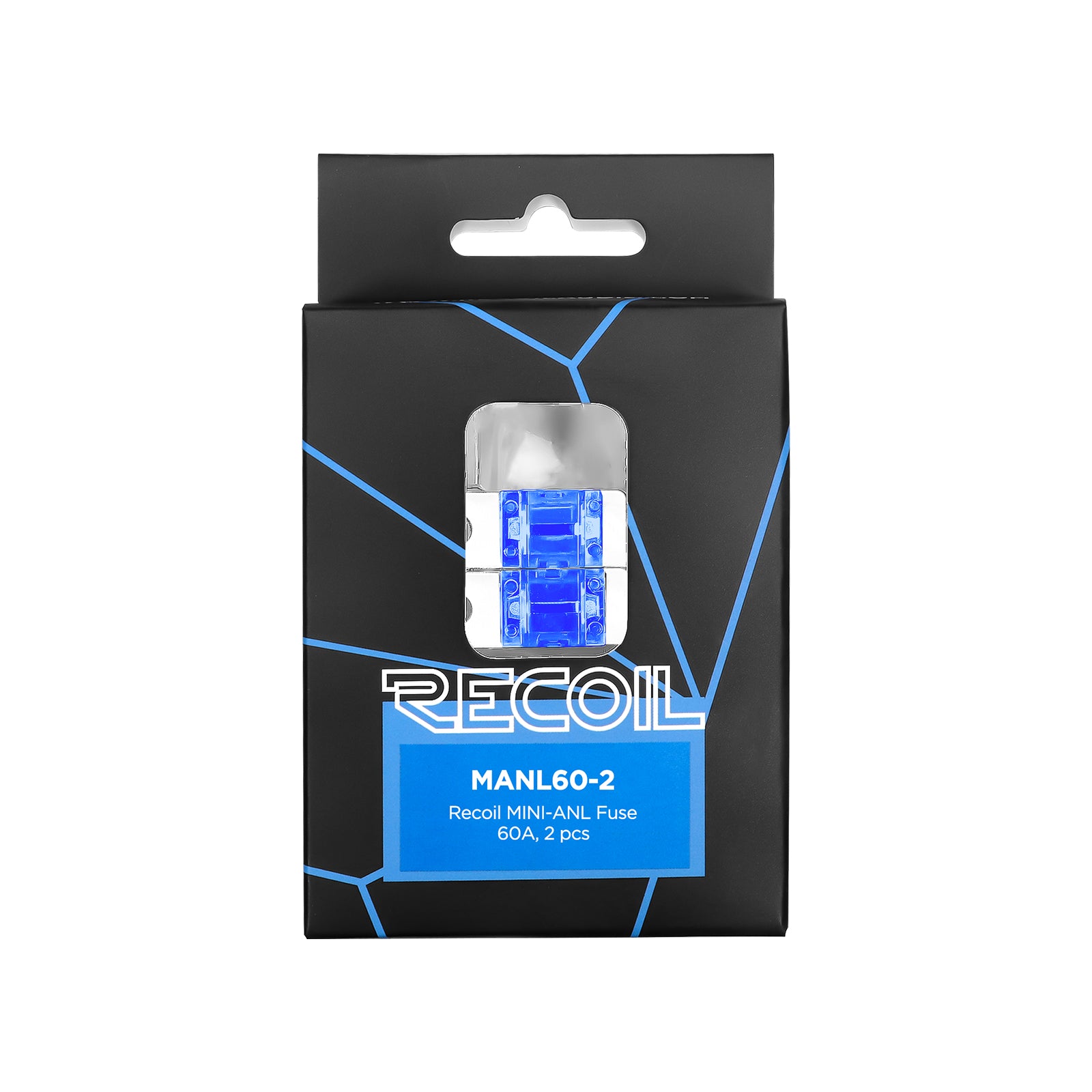 MANL60-2 - 2 Pack 60a Mini-anl Fuses Gold Plated