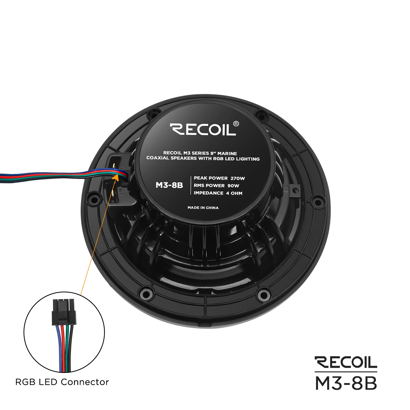 M3-8B - 8-inch Marine Speakers