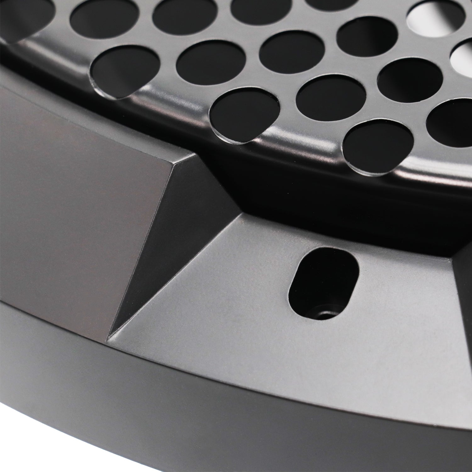 SG-65P - Pair 6.5-inch High Excursion Black Steel Mesh Grille for Midrange Speakers & Subwoofers