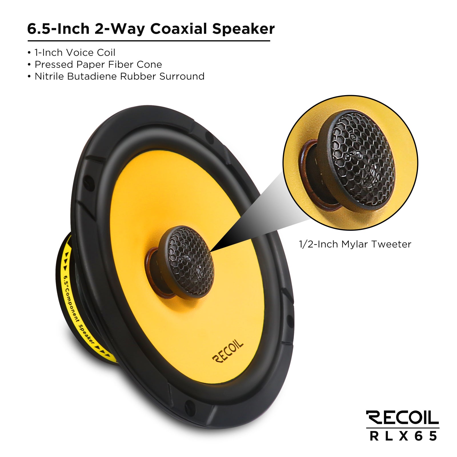 RLX65 - Level-3 Series 6.5-inch Car Audio Coaxial Speaker System