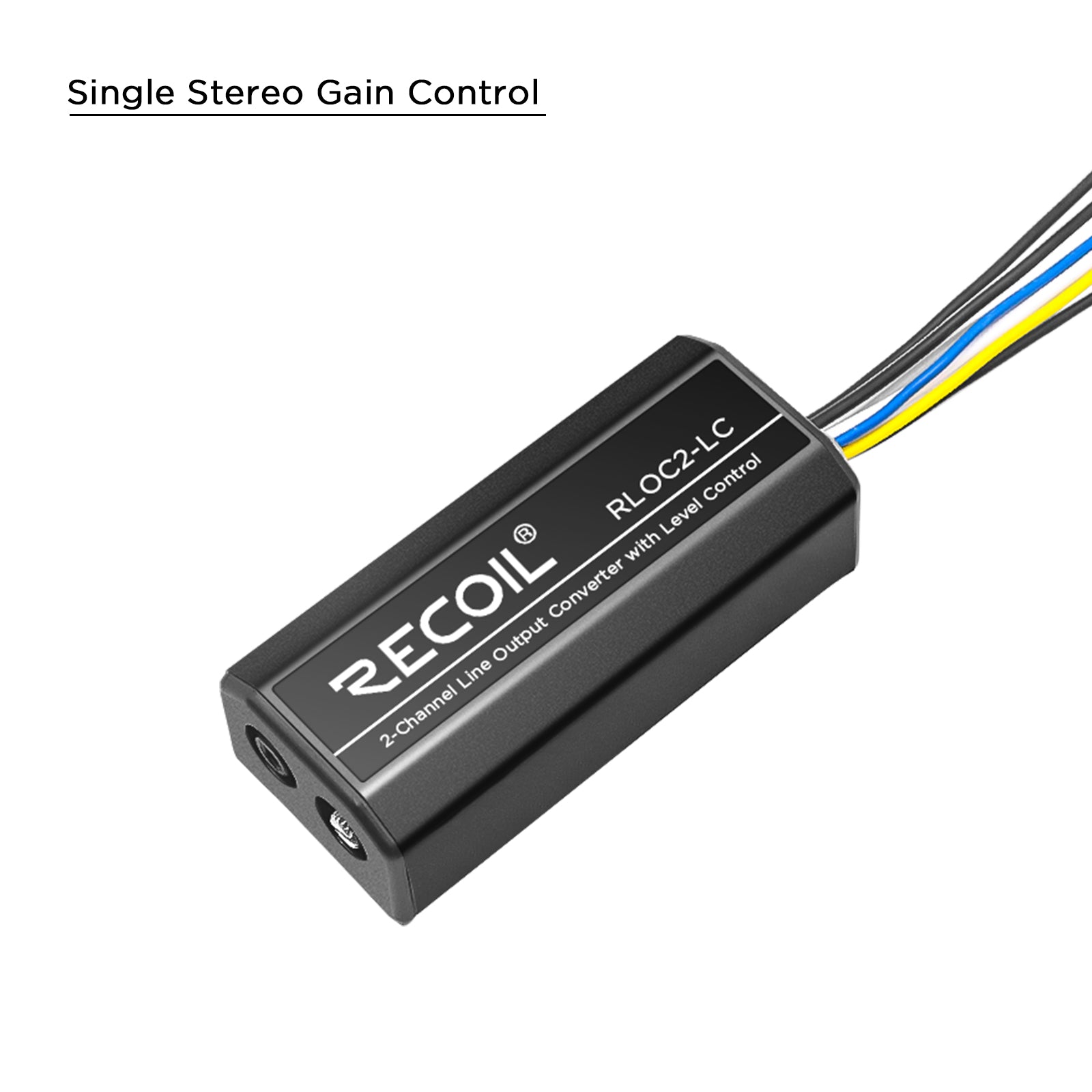 RLOC2-LC - Rloc2 Two Channel Speaker Cable to RCA Adjustable Line Output Converter with Bass Level Controller