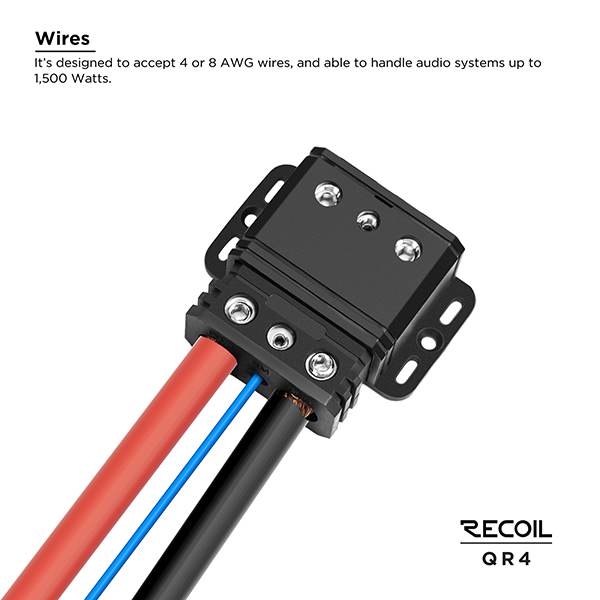 QR4 - 4 AWG quick release connector