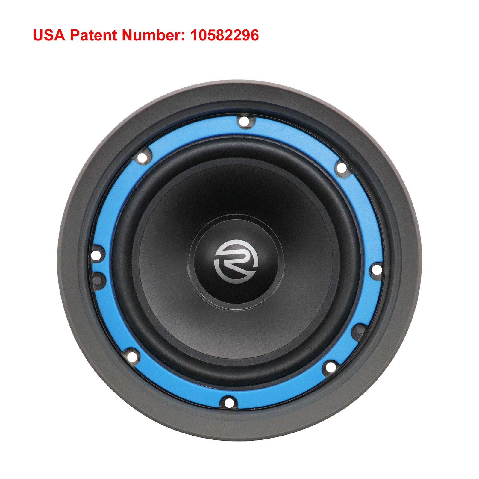 SPB65K - 4 Pack Foldable Silicone 6.5” Car Speaker Baffle Kits, for Sound Quality Improvement and Speaker Protection, Four Pieces