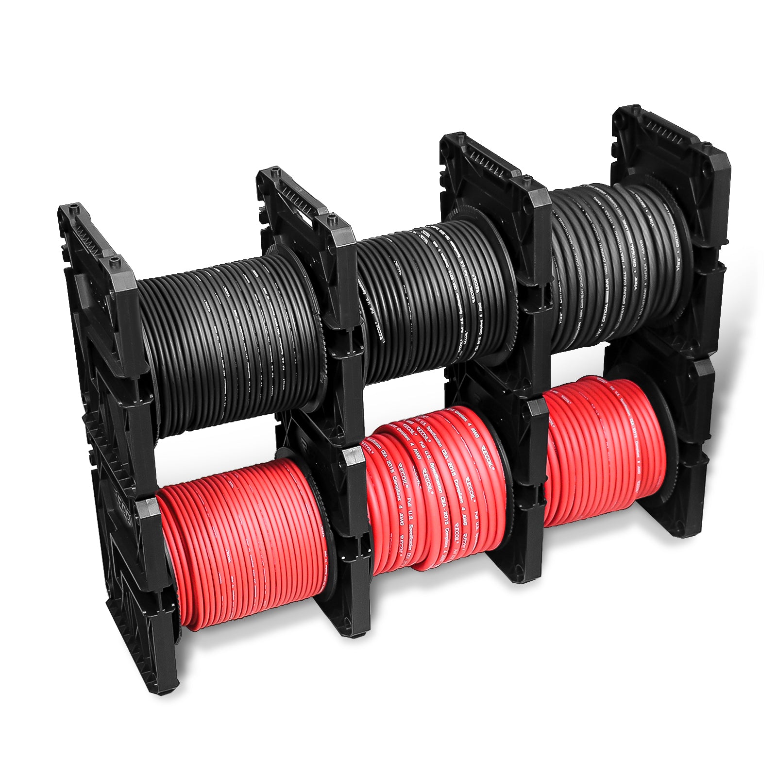 PW6-125 - Premium True Spec 6 Gauge Power Wire, 99.9% Oxygen-free Pure Copper , Flexible Soft Touch Red PVC Jacket (125 Feet/spool)