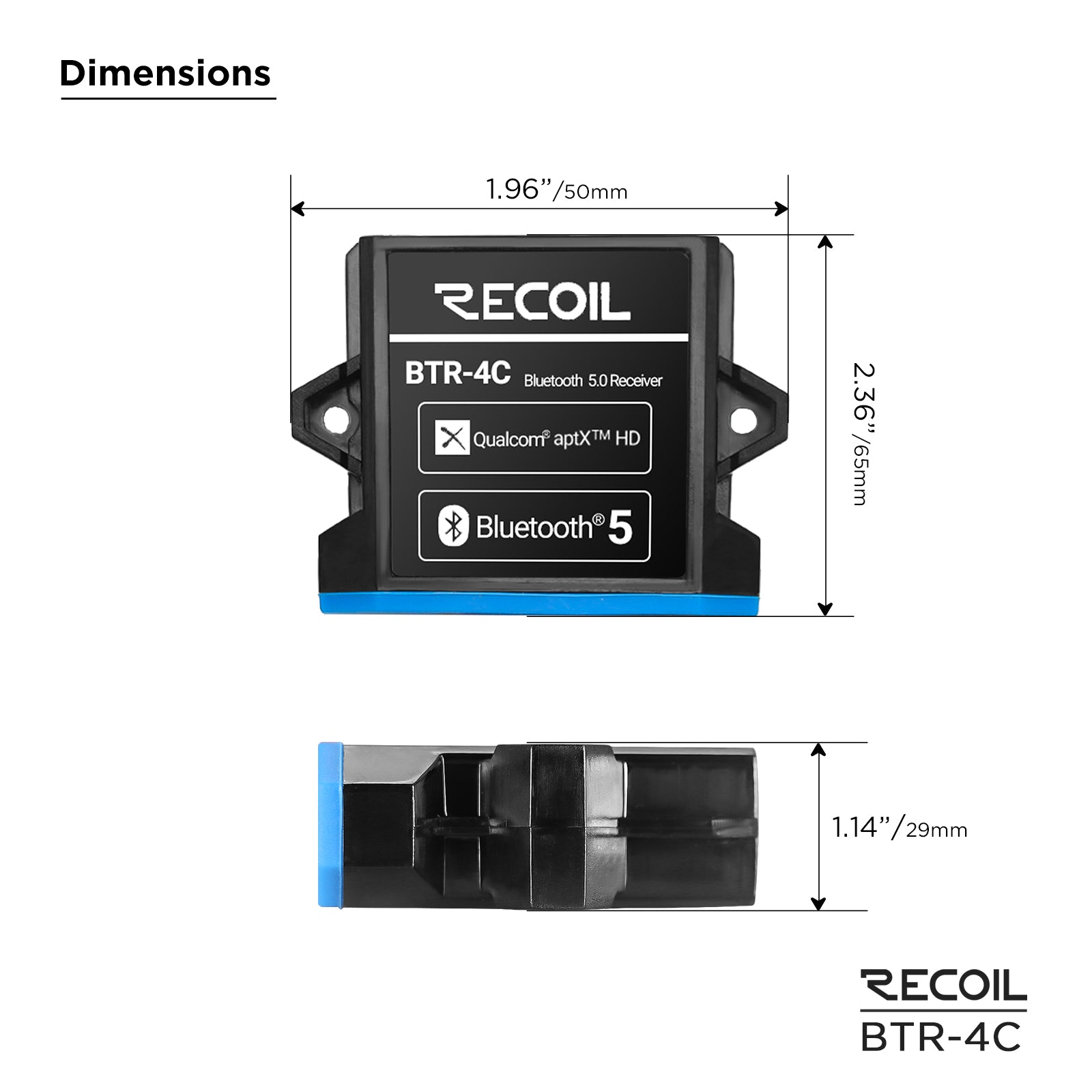 BTR-4CV2 - Waterproof Bluetooth Receiver