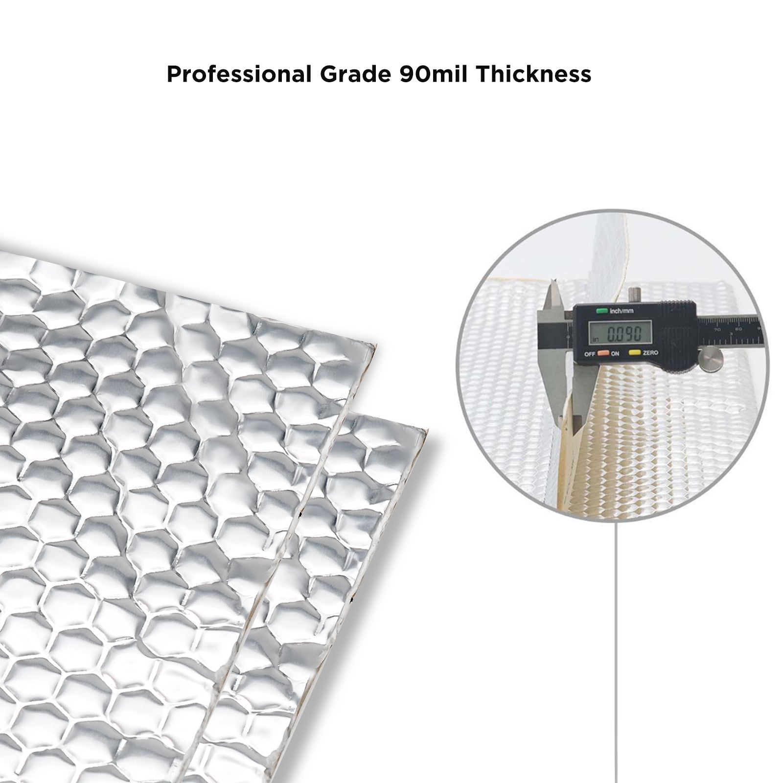 SPB69-DM - Foldable Silicone 6x9” Car Speaker Baffle Kits with Egg Crate Foam and Sound Damping Speaker Kit Two 10” X 14” Pieces, for Sound Quality Improvement and Speaker Protection, One Pair