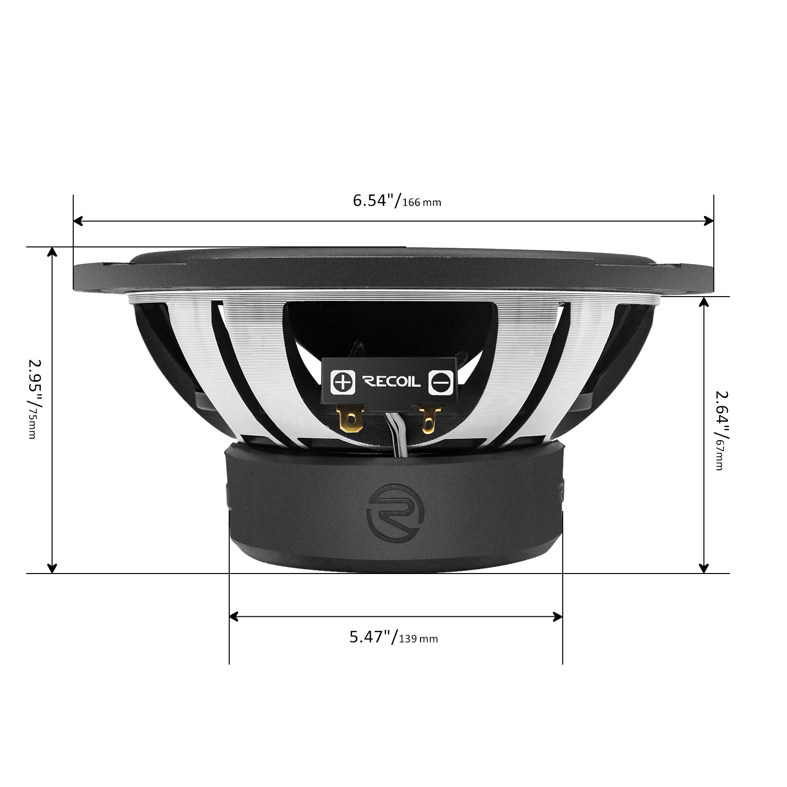 SPX65 - Level-2 Series 6.5-inch 2-way 4-ohm Car Audio Coaxial Speaker System