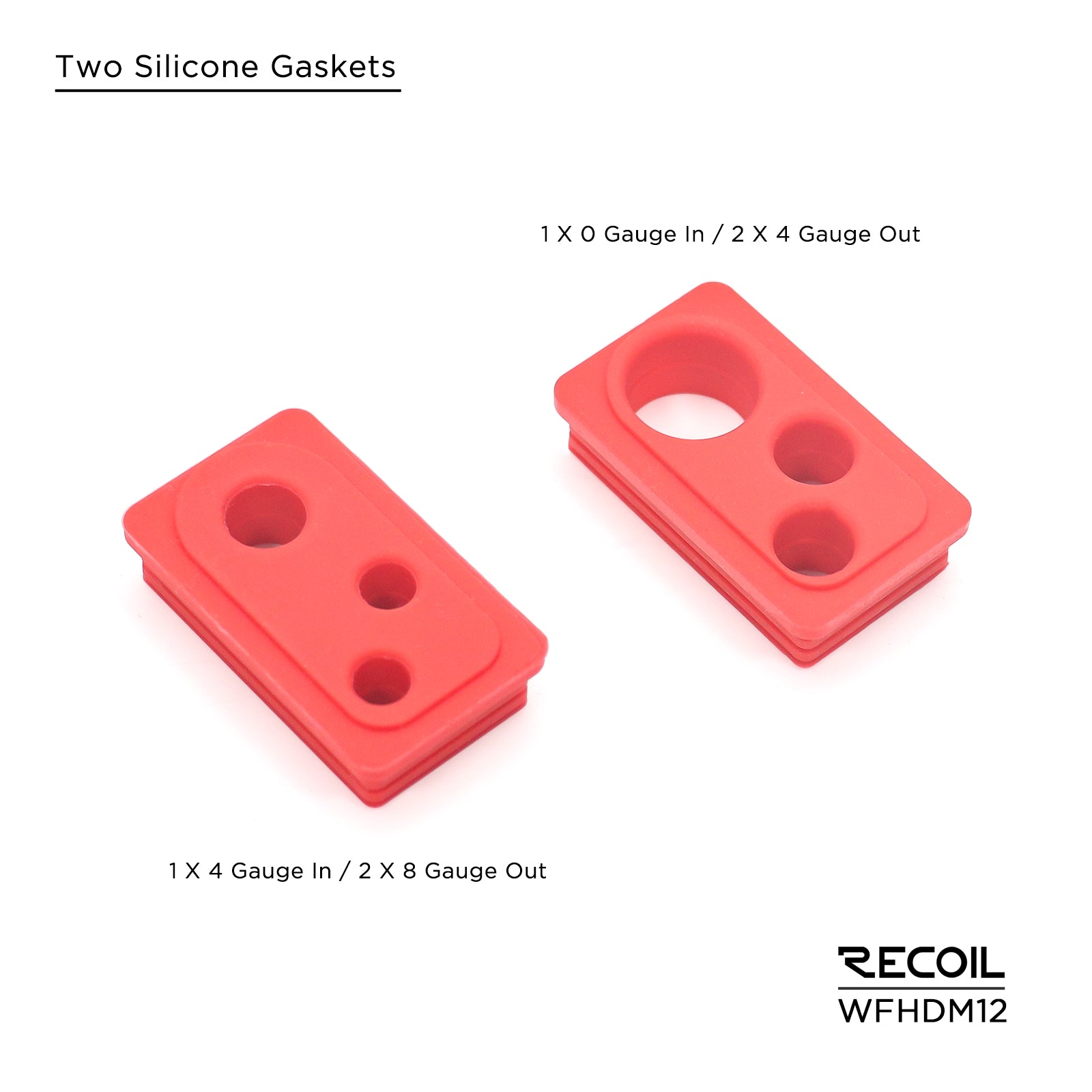 WFHDM12 - Waterproof Dual Maxi or Mini-anl Fused Distribution Block, 1x0/4awg Input & 2 X 6/8awg Outputs