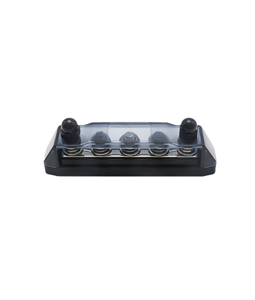 BB5P - Busbar 5 X 3/8” Studs Red & 5 X 5/16” Studs Black Power Bb5p Distribution Block with Ring Terminals (pair)