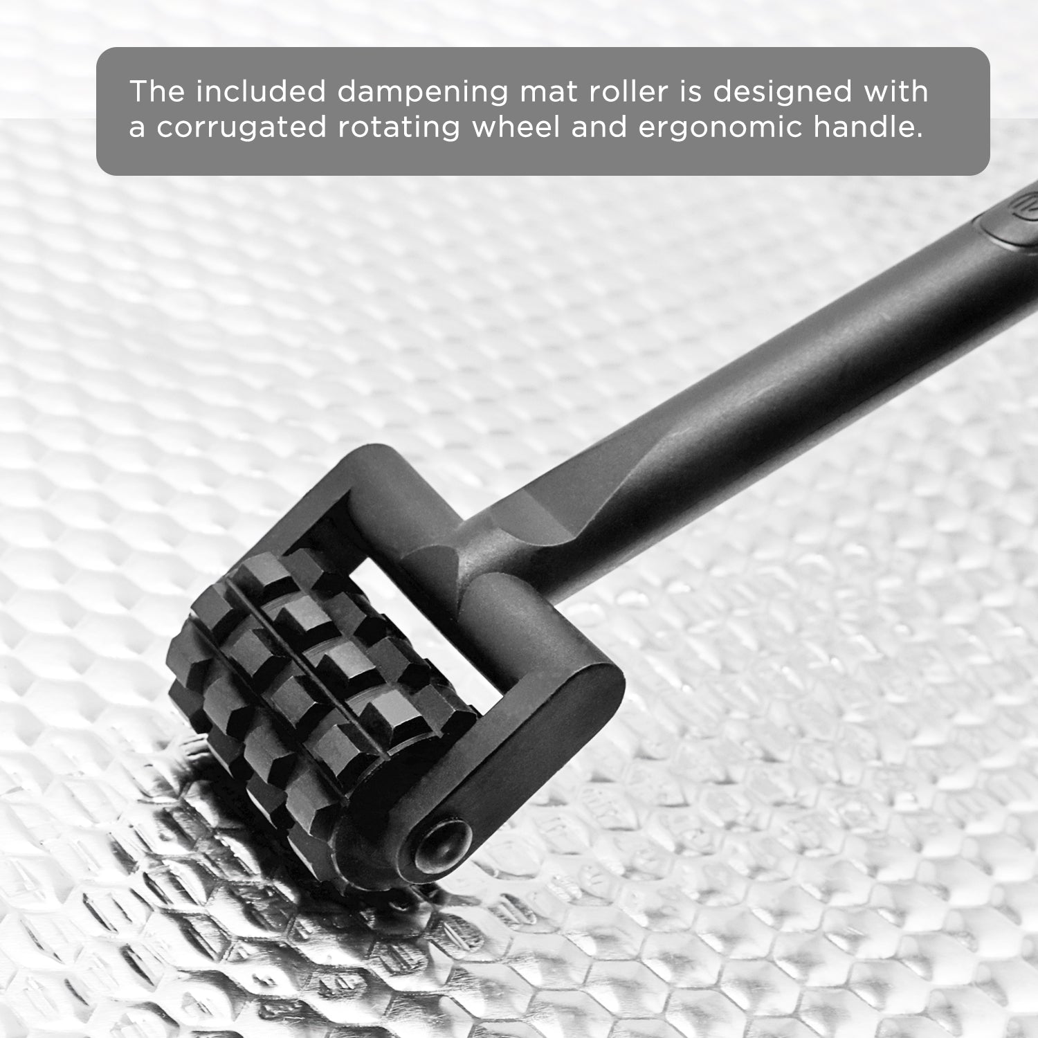 DMBK - Professional Grade 90mil 36sqft Car Sound Deadening Mat - Butyl Automotive Sound Deadener - Noise Insulation and Vibration Dampening Material (90 Mil ) with Included Roller and Knife