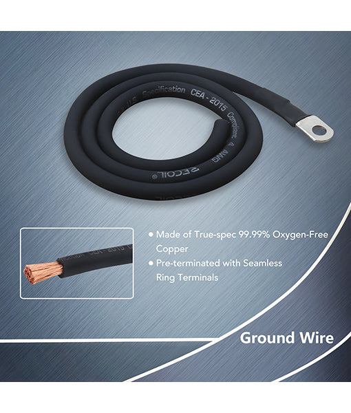 PCK4 - 4 AWG 2-ch Amplifier Installation Kit