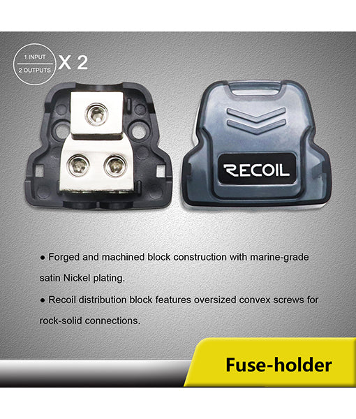 RC4D - 4awg Complete Dual Amp Installation Kit