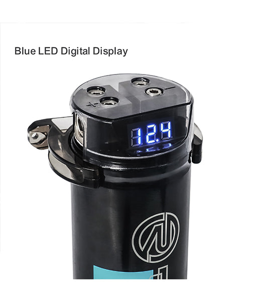 REC1D - 1 Farad Cap, Blue Digital Display, Actual Value: 1.0f, 18sv
