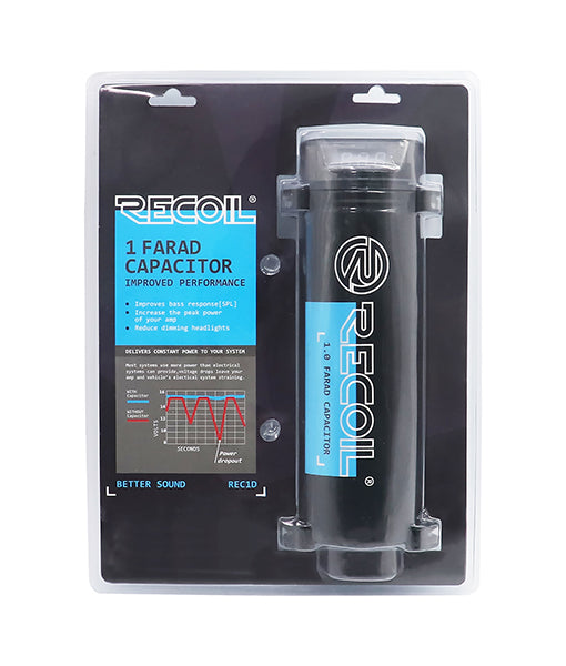 REC1D - 1 Farad Cap, Blue Digital Display, Actual Value: 1.0f, 18sv