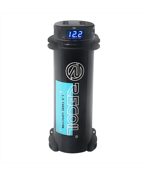 REC1D - 1 Farad Cap, Blue Digital Display, Actual Value: 1.0f, 18sv