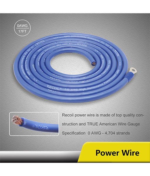 RPK0 - True 0 Gauge CCA Power Installation Wiring Kits