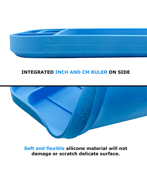 STT-K3 - Silicone Non-slip Flexible Tool Tray Organizer Trio Pack