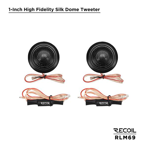 Recoil RLM69 6x9" 2-Way Component Speaker System – 60W RMS