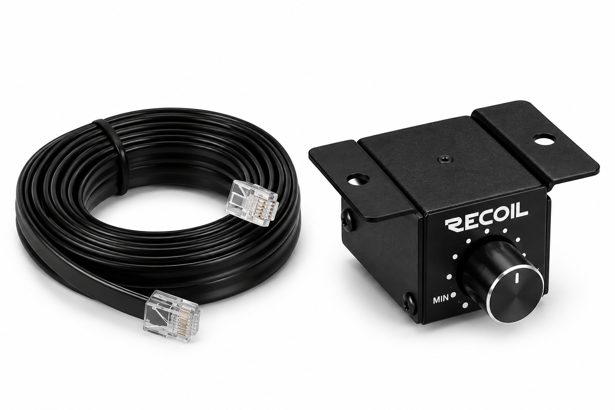 Recoil RED Series Remote Bass Knob with Cable