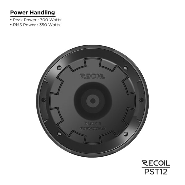 PST12 Hidden 12” Passive Car Audio Spare Tire Subwoofer System - Image 4