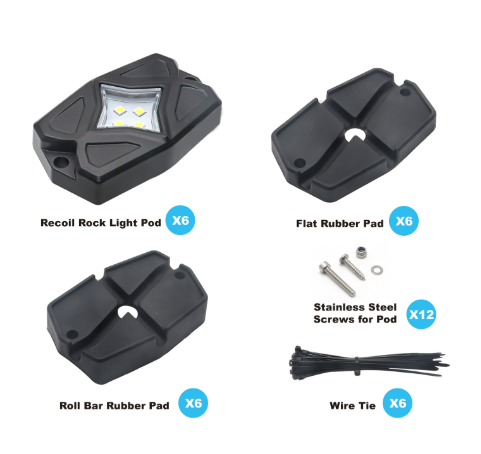 Enhance Your Vehicle’s Look with LED White Rock Lights and Waterproof Rock Lights